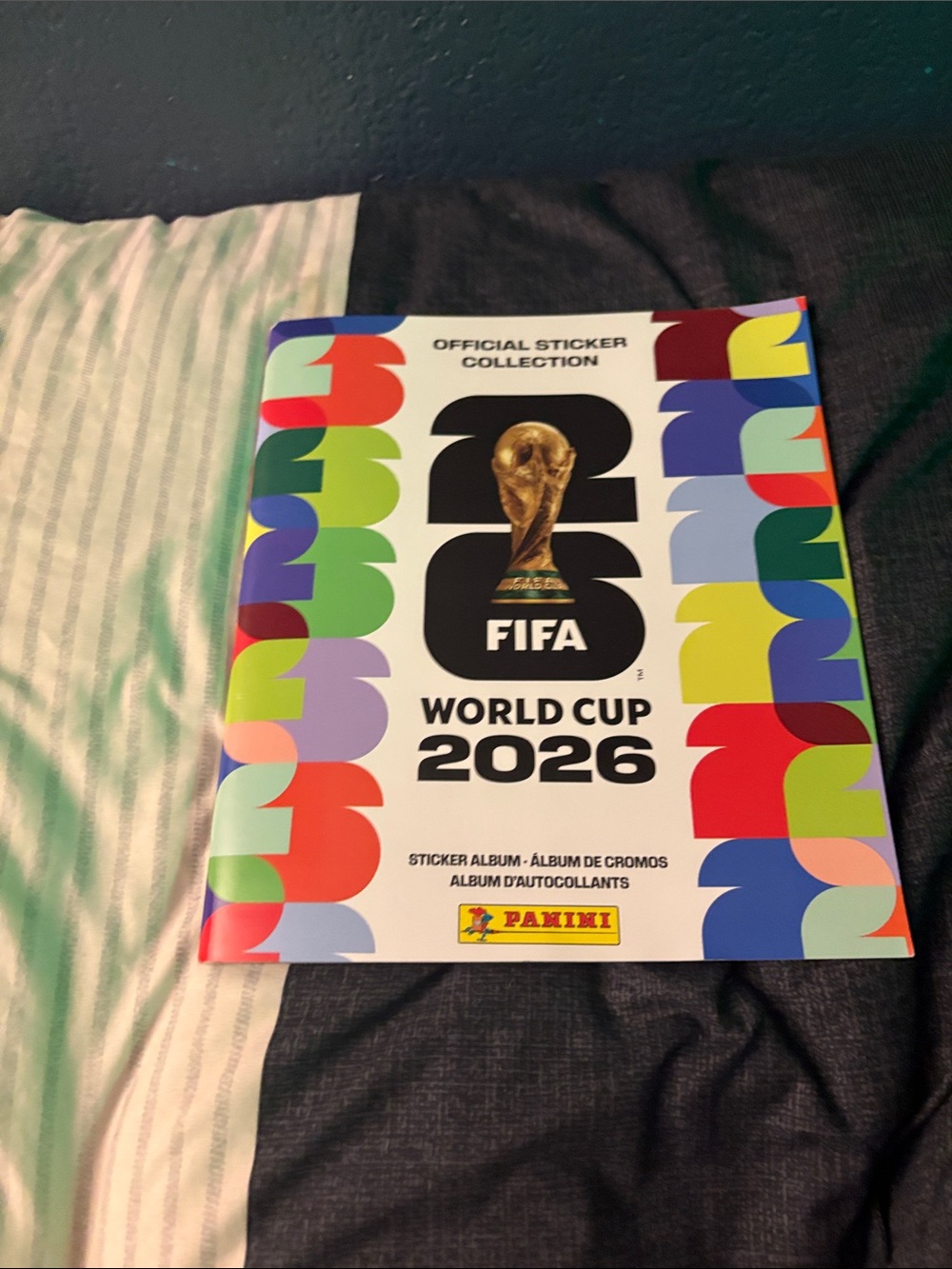 Panini FIFA World Cup 2022 Green Yellow Sticker Album Page